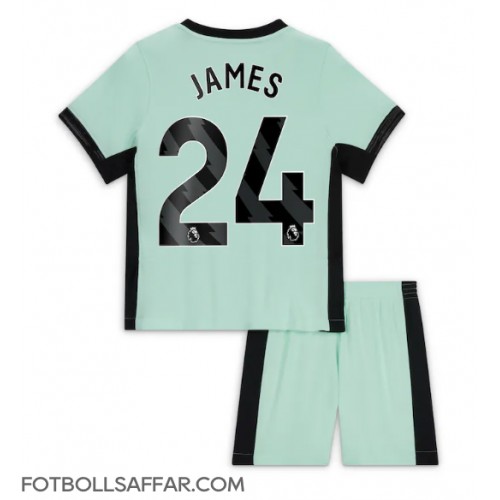 Chelsea Reece James #24 Tredje Dräkt Barn 2023-24 Kortärmad (+ Korta byxor)